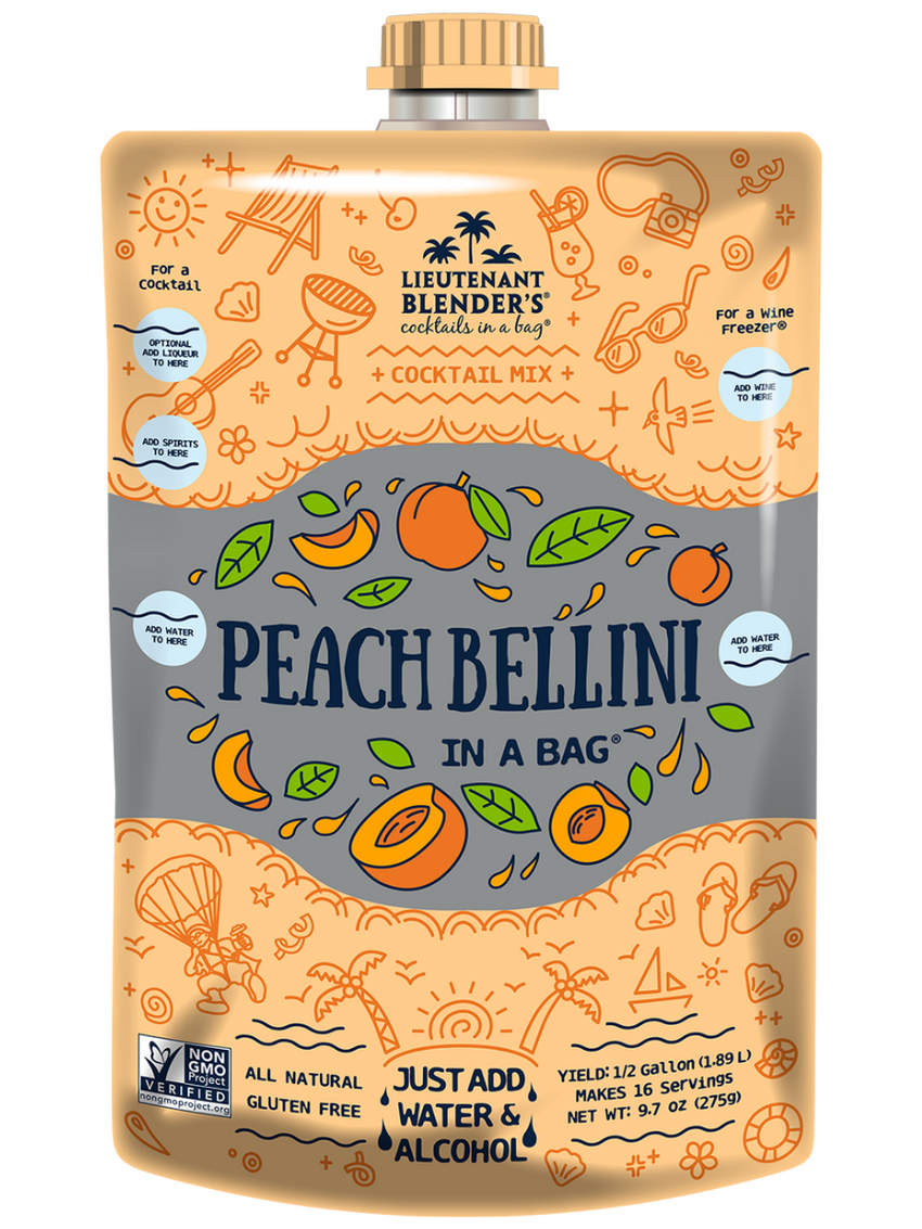 Peach Bellini Frozen Wine Mixer
