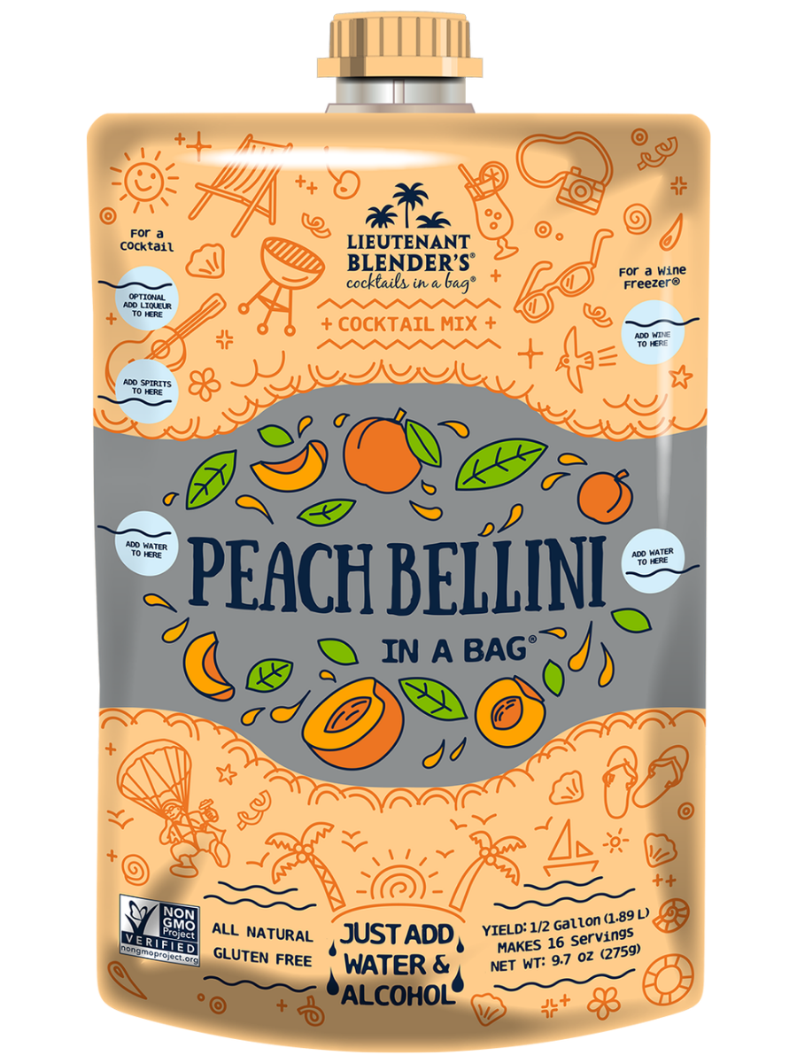 Peach Bellini Frozen Wine Mixer – The Warm Springs Winery Peach Bellini Frozen Wine Mixer – The Warm Springs Winery
